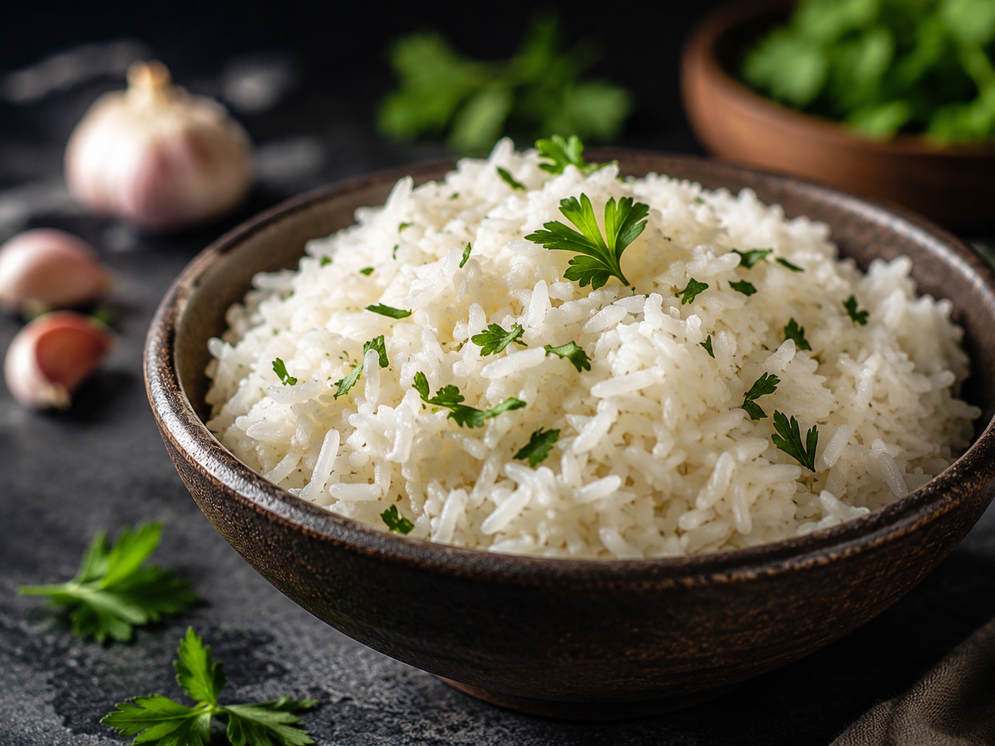 Porção de arroz do Chef Manso